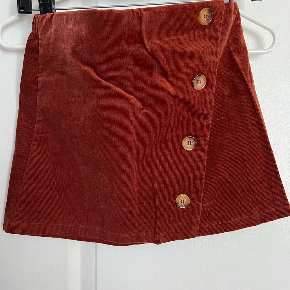 Forever 21 Girls. Burnt orange corduroy mini skirt